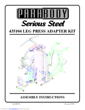 ParaBody 435104 Assembly Instructions Manual