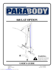 ParaBody 848 User Manual