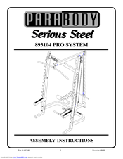 ParaBody 893104 Assembly Instructions Manual