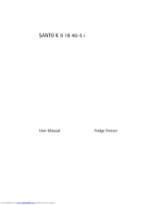 AEG SANTO K 18 User Manual