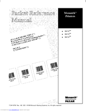 Paxar Monarch 9413 Reference Manual