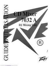 Peavey CD Mix 7032A Manual D'utilisation