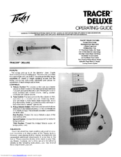 Peavey Tracer Deluxe Operating Manual
