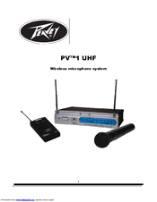 Peavey PV 1 UHF User Manual