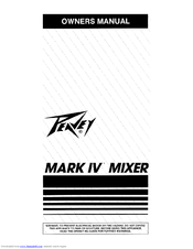 Peavey Mark IV Owner's Manual