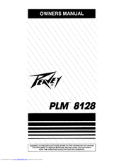 Peavey PLM 8128 Owner's Manual