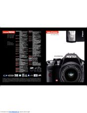 Pentax K2000 - Digital Camera SLR Specification Sheet
