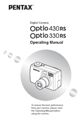 Pentax Optio 430RS Operating Manual