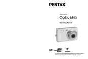 Pentax 19301 - Optio M40 Digital Camera Operating Manual