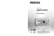 Pentax Optio W20 Operating Manual