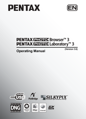 Pentax PHOTO Laboratory 3 Operating Manual