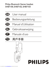 Philips SHB7100 User Manual