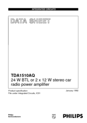 Philips TDA1510AQ Datasheet