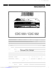 Magnavox Magnavox CDC 552 User Manual