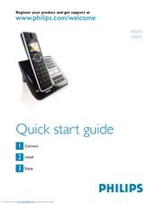 Philips SE6552B Quick Start Manual