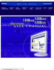 Philips 150B4CB Electronic User's Manual