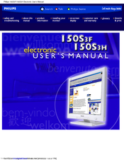 Philips 150S3H-00N Electronic User's Manual