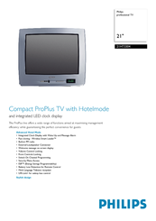 Philips 21HT3304 Technical Specifications