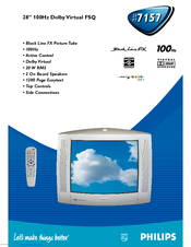Philips 28PT 7157 Specification Sheet
