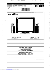 Philips 25DC2065/40R Operating Instructions Manual