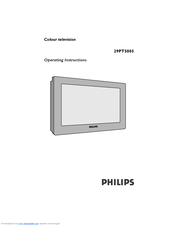 Philips 29PT5005/69 Operating Instructions Manual