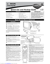Philips 32PT553S Quick Use And Hookup Manual