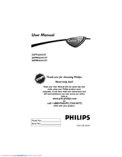 Philips 26PW6341 User Manual