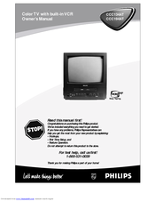 Philips 13-COMBINATION TV-VCR CCC133AT99 Owner's Manual