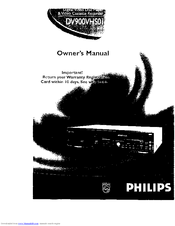 Philips DV900VHS01 Owner's Manual