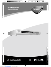Philips DVD640 Owner's Manual