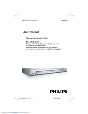 Philips DVP3026X/94 User Manual