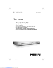 Philips DVP 3040K User Manual