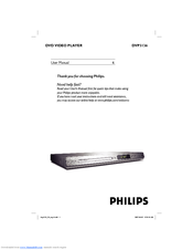 Philips DVP3136 User Manual