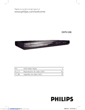 Philips DVP5120K User Manual