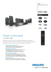 Philips HTS3164 Specifications