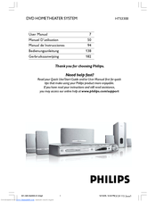Philips HTS3300/51 User Manual