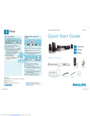 Philips HTS3545/37 Quick Start Manual