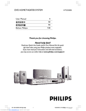 Philips HTS3500S/98 User Manual
