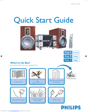 Philips MCD708/12 Quick Start Manual