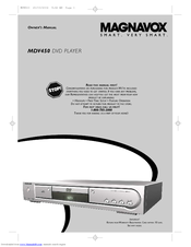 Magnavox MDV450 Owner's Manual