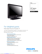 Philips 22HFL5550D Specifications