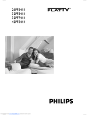 Philips 26PF5411 User Manual