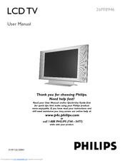 Philips 26PF8946/37B User Manual