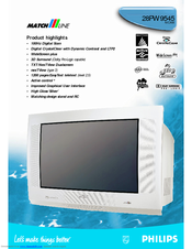 Philips 28PW9545 - annexe 1 Product Highlights