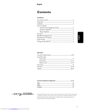 Philips 28PW9513/32 Product Manual