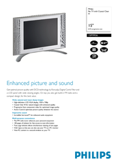 Philips 15PF9936/58I Specifications