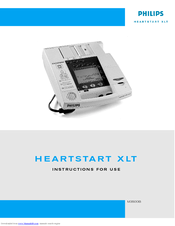 Philips HEARTSTART XLT M3500B Instructions For Use Manual