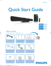 Philips HSB2313/93 Quick Start Manual