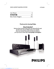Philips HTS3455/96 User Manual