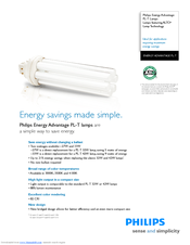 Philips Energy Advantage PL-T Brochure & Specs